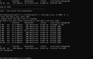 iPerf3 screenshot 1