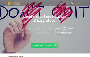 iPetitions screenshot 1