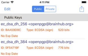 iPGMail screenshot 1