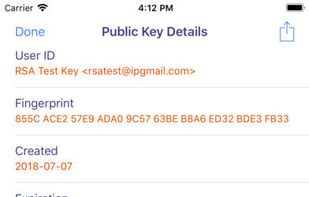 iPGMail screenshot 1