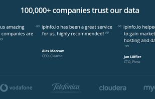 ipinfo.io screenshot 3