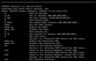 IPMICFG screenshot 1