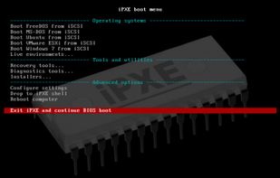 iPXE screenshot 1