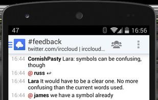 IRCCloud screenshot 1