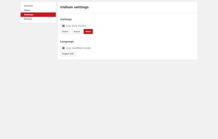 Theme and Locale Settings