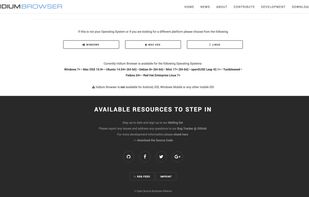 Iridium Browser screenshot 1