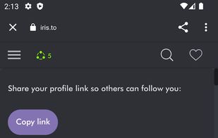 Iris.to screenshot 1