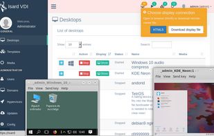 IsardVDI screenshot 1