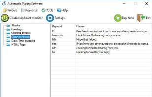 isimSoftware Automatic Typing Software screenshot 1