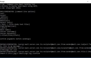 isimSoftware Command Line Email Sending Tool screenshot 1