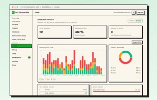 In depth usage dashboard