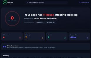 IsItIndexed screenshot 1