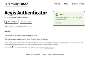 IsitReallyFoss screenshot 1