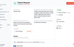 Receiving context-rich requests will ensure that you can start working on requests immediately without the back and forth for more context.