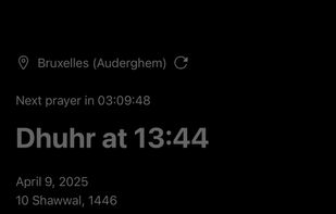 Islamic App : Prayer Times screenshot 1