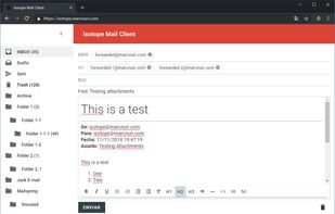 E-mail compose