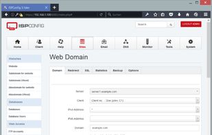 ISPConfig screenshot 3