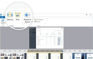Edit your screencast with the audio/video editor