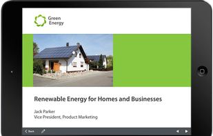 Immerse yourself in your presentation with fullscreen mode.
