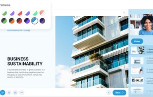 Enhance your presentation with branding.