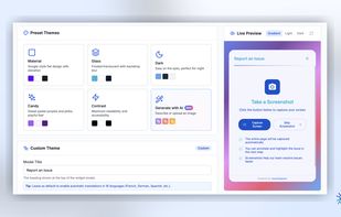 Customisable widget