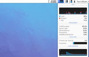 iStat Menus screenshot 1