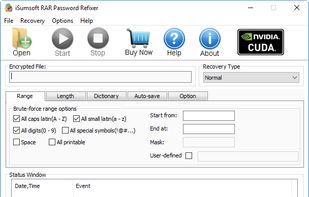 iSumsoft RAR Password Refixer screenshot 1