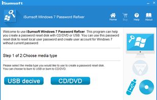 iSumsoft Windows 7 Password Refixer screenshot 1