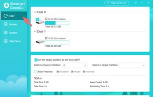 iSunshare CloneGo screenshot 1
