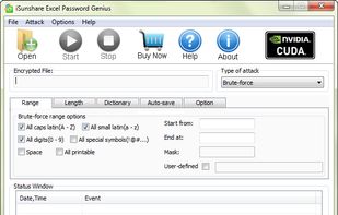 iSunshare Excel Password Genius screenshot 1