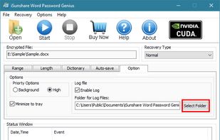 iSunshare Word Password Genius screenshot 2