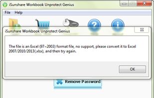 iSunshare Workbook Unprotect Genius screenshot 3