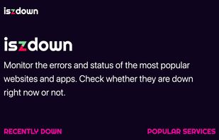 IsZDown screenshot 1