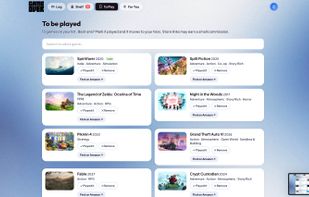Keep track of the games you are interested in playing.