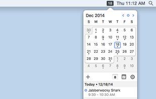 Itsycal screenshot 1