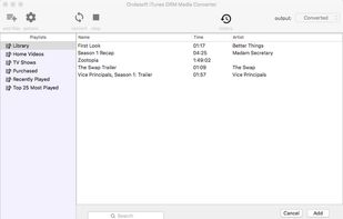 iTunes Video Converter for Mac screenshot 1