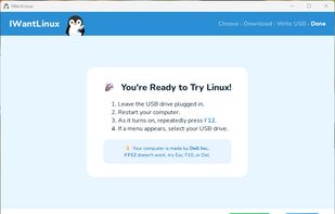 IWantLinux screenshot 1
