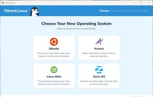 IWantLinux screenshot 2