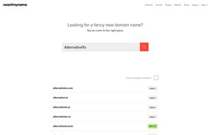 iwantmyname screenshot 1