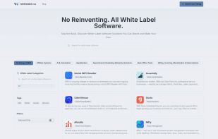 Homepage desktop screenshot of iwhitelabel.co