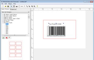 iWinSoft Barcode Generator screenshot 1