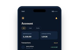 Transactions view