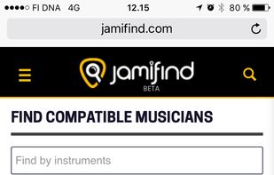 Jamifind screenshot 2