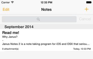 Janus Notes 2 screenshot 2