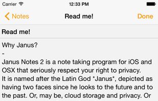 Janus Notes 2 screenshot 3