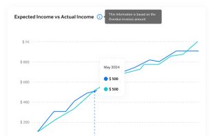 Expected Income vs Actual Income