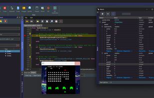 Code editor and debug