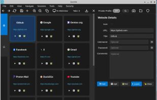 Jasmine - Website &amp; Session Manager screenshot 1