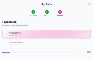 transcribes and translates