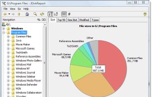 JDiskReport screenshot 1